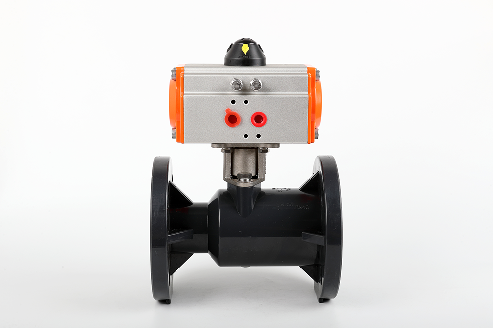 连城气动法兰一体球阀